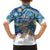 New Zealand Christmas Family Matching Off The Shoulder Long Sleeve Dress and Hawaiian Shirt Kiwis Santa Sleigh Starry Night Style