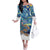 New Zealand Christmas Family Matching Off The Shoulder Long Sleeve Dress and Hawaiian Shirt Kiwis Santa Sleigh Starry Night Style