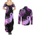 Pancreatic Cancer Awareness Couples Matching Summer Maxi Dress and Long Sleeve Button Shirt Keep Calm And Fight On Polynesian Pattern LT05 - Polynesian Pride