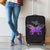 Pancreatic Cancer Awareness Luggage Cover Keep Calm And Fight On Polynesian Pattern LT05 - Polynesian Pride