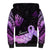 Pancreatic Cancer Awareness Sherpa Hoodie Keep Calm And Fight On Polynesian Pattern LT05 - Polynesian Pride