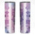 Hawaiian Quilt Skinny Tumbler Vintage Pattern Galaxy