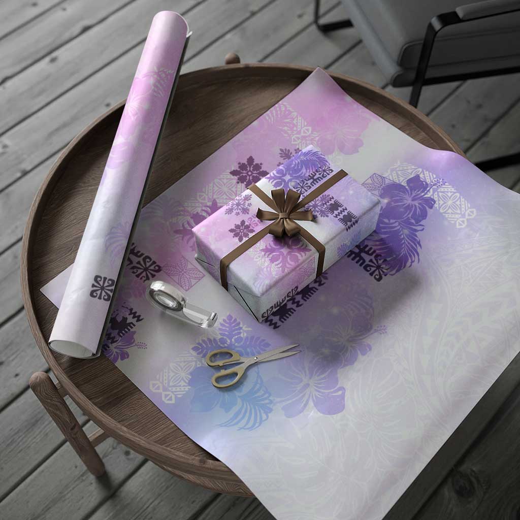 Hawaiian Quilt Wrapping Paper Vintage Pattern Galaxy - Polynesian Pride