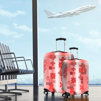 Hawaiian Quilt Luggage Cover Vintage Pattern Red LT05 - Polynesian Pride