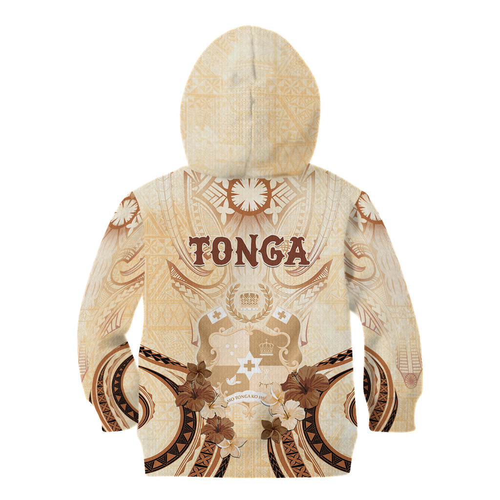 Tonga Women's Day Kid Hoodie With Polynesian Pattern LT05 - Polynesian Pride
