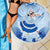 Cook Islands Women's Day Beach Blanket With Polynesian Pattern