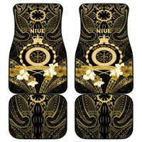 Niue Women's Day Car Mats With Polynesian Pattern