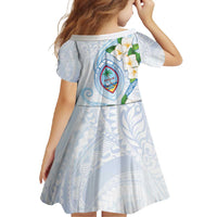 Guam Chamorro Family Matching Off Shoulder Maxi Dress and Hawaiian Shirt Guasali Flowers Curves Style LT05 - Polynesian Pride