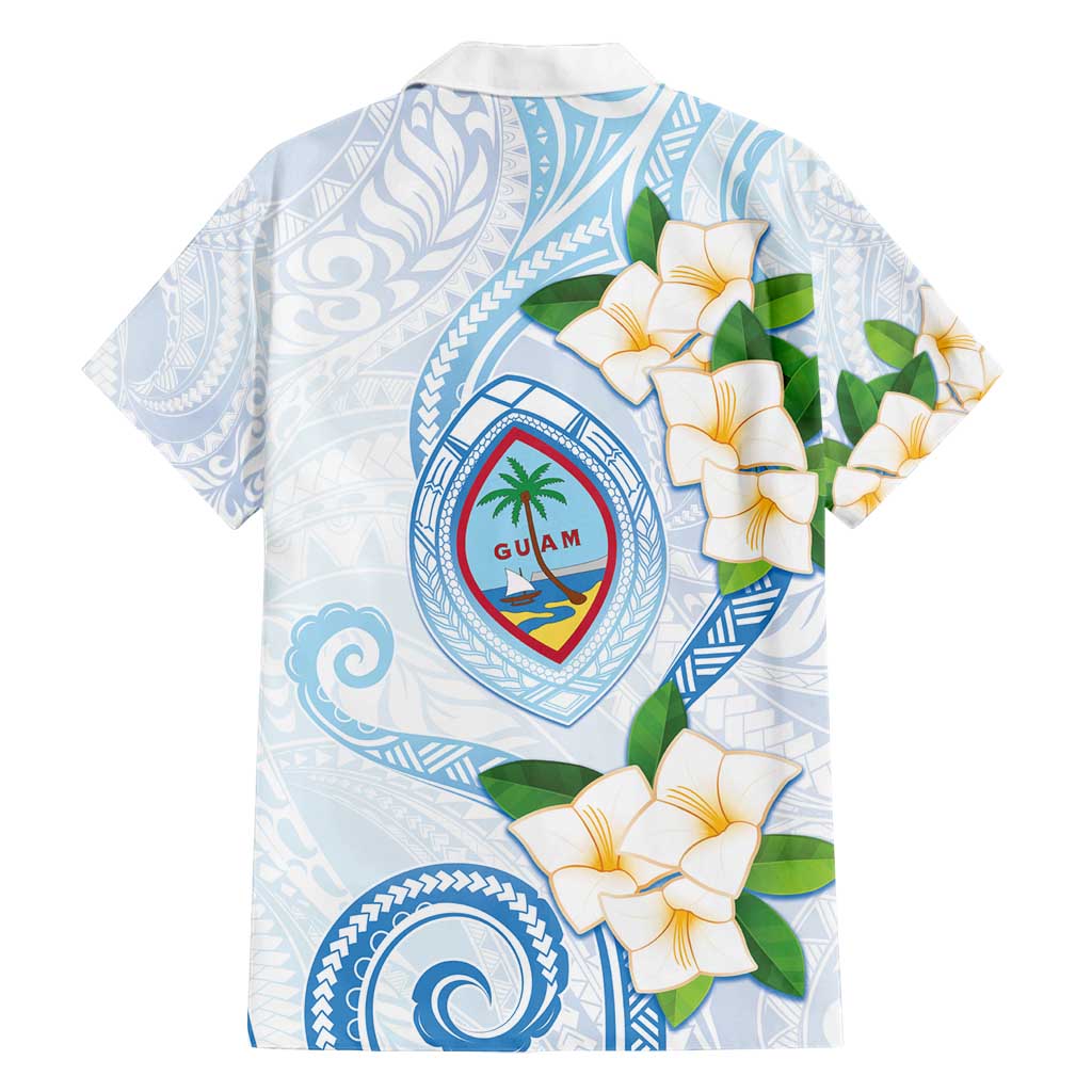 Guam Chamorro Family Matching Off Shoulder Maxi Dress and Hawaiian Shirt Guasali Flowers Curves Style LT05 - Polynesian Pride