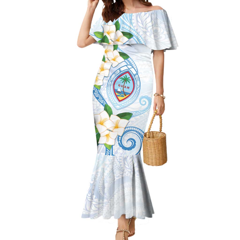 Guam Chamorro Mermaid Dress Guasali Flowers Curves Style