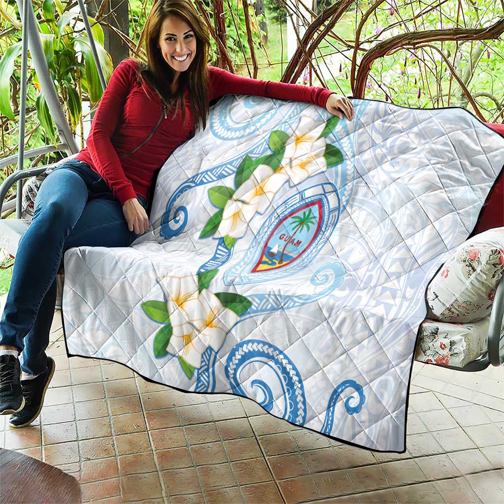 Guam Chamorro Quilt Guasali Flowers Curves Style