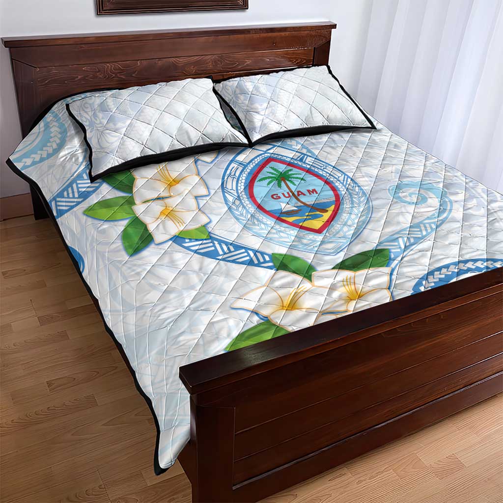 Guam Chamorro Quilt Bed Set Guasali Flowers Curves Style