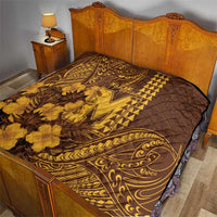 Hawaii Mililani High School Quilt Tribal Tattoo With Hibiscus Flowers