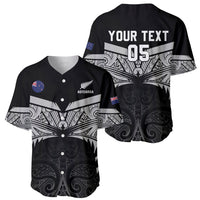Custom New Zealand Cricket Baseball Jersey Go Champions World Cup 2024 With Maori Pattern LT05 - Polynesian Pride