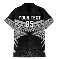 Custom New Zealand Cricket Family Matching Mermaid Dress and Hawaiian Shirt Go Champions World Cup 2024 With Maori Pattern LT05 - Polynesian Pride