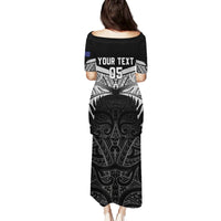 Custom New Zealand Cricket Family Matching Puletasi and Hawaiian Shirt Go Champions World Cup 2024 With Maori Pattern LT05 - Polynesian Pride