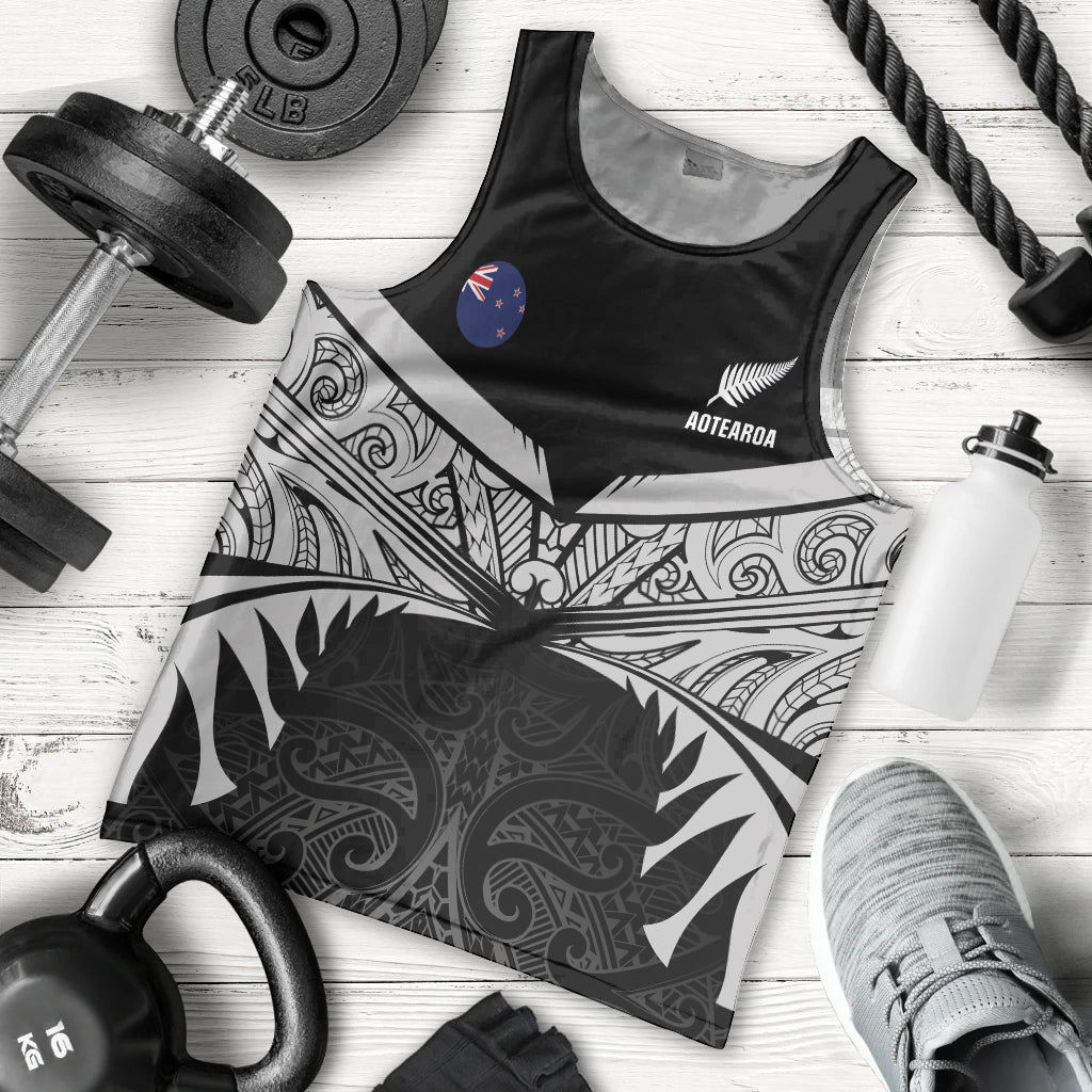 Custom New Zealand Cricket Men Tank Top Go Champions World Cup 2024 With Maori Pattern