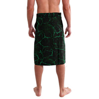 Personalised New Zealand Darts Lavalava Green Dart Board Maori Pattern