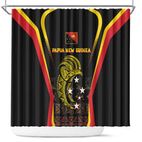 Papua New Guinea Cricket Shower Curtain 2024 World Cup