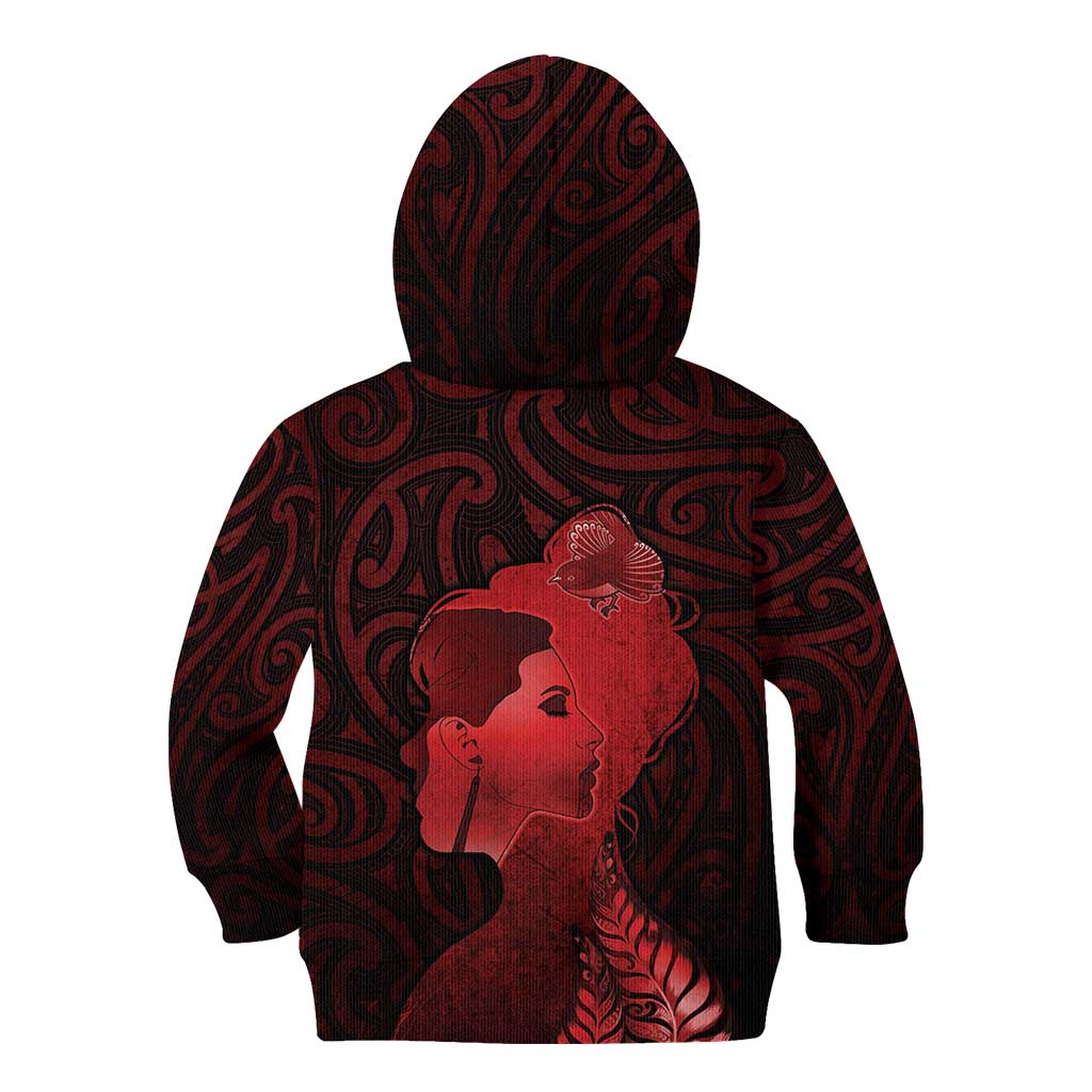 Aotearoa Mana Wahine Kid Hoodie The Spiritual Power Of Women LT05 - Polynesian Pride