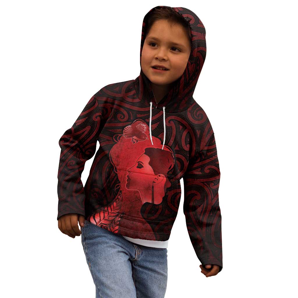 Aotearoa Mana Wahine Kid Hoodie The Spiritual Power Of Women LT05 - Polynesian Pride