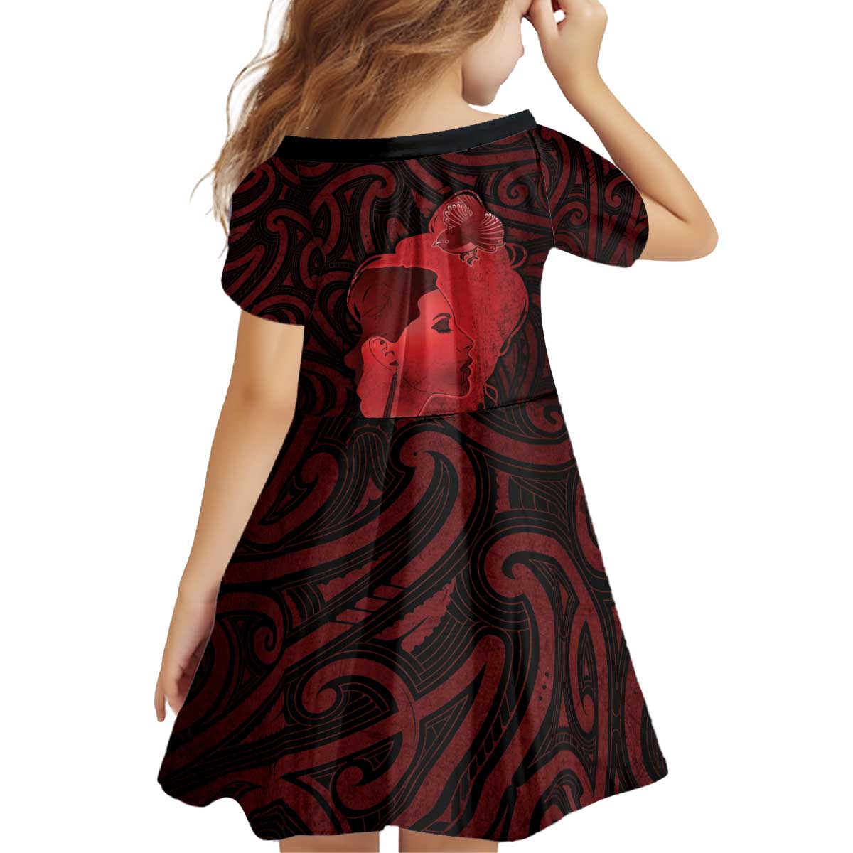 Aotearoa Mana Wahine Kid Short Sleeve Dress The Spiritual Power Of Women