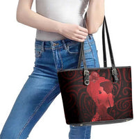 Aotearoa Mana Wahine Leather Tote Bag The Spiritual Power Of Women