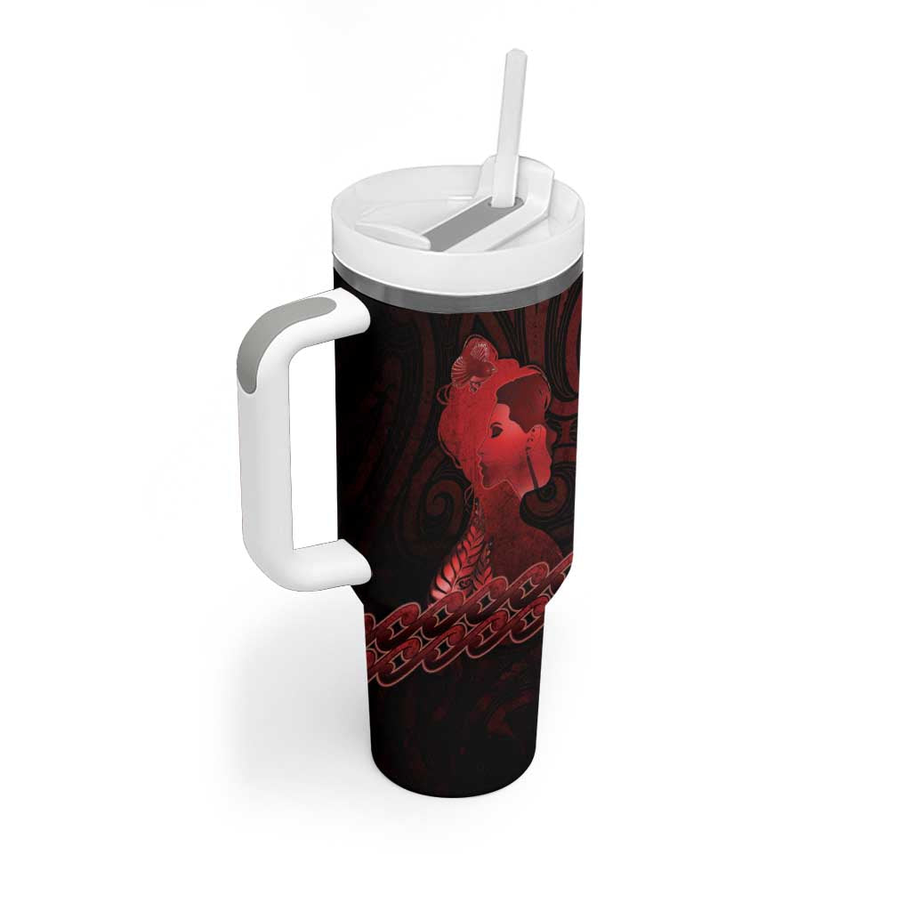 Aotearoa Mana Wahine Tumbler With Handle The Spiritual Power Of Women