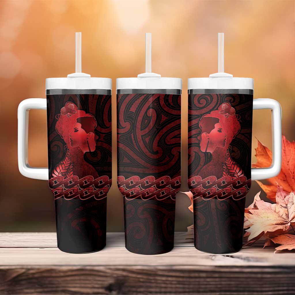 Aotearoa Mana Wahine Tumbler With Handle The Spiritual Power Of Women