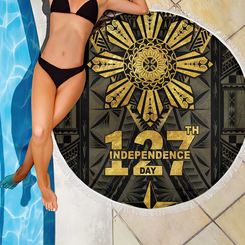 Philippines Independence Day Beach Blanket Filipinos Sun Star Tribal