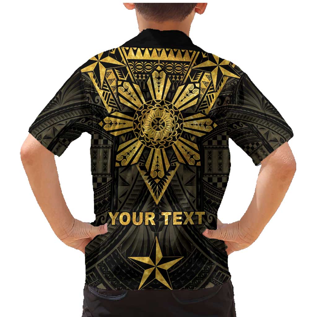 Personalised Philippines Independence Day Family Matching Mermaid Dress and Hawaiian Shirt Filipinos Sun Star Tribal LT05 - Polynesian Pride
