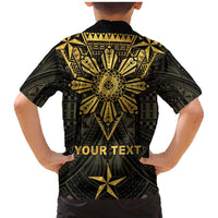 Personalised Philippines Independence Day Family Matching Mermaid Dress and Hawaiian Shirt Filipinos Sun Star Tribal LT05 - Polynesian Pride
