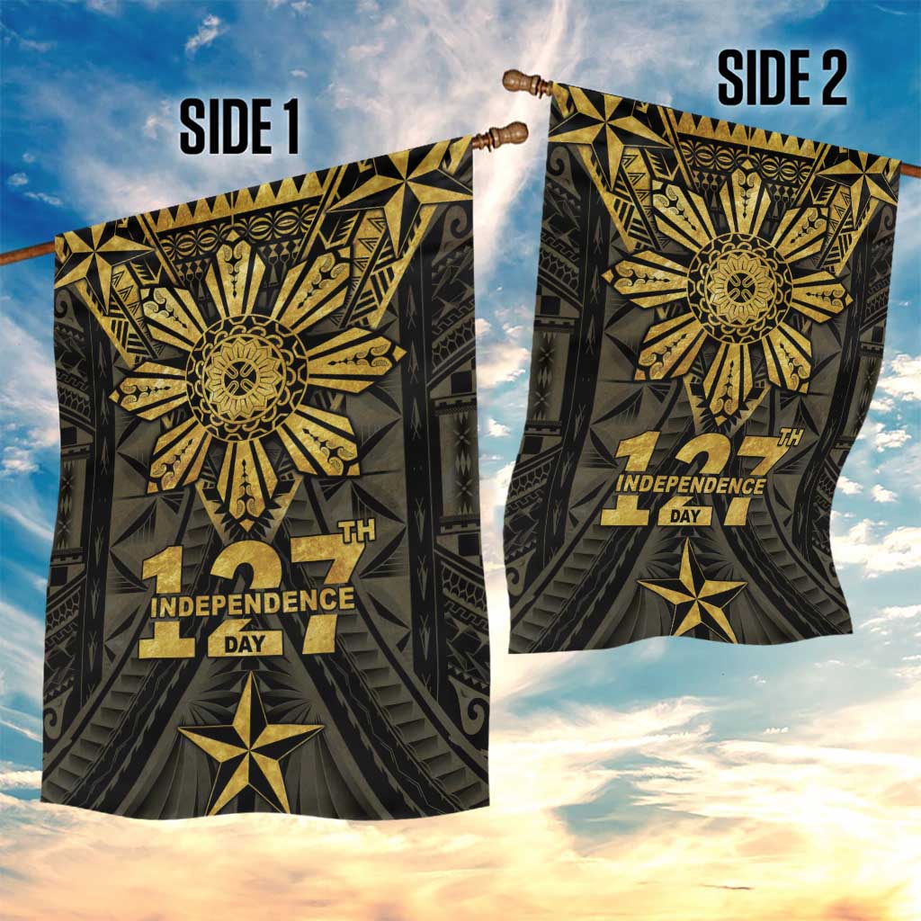 Philippines Independence Day Garden Flag Filipinos Sun Star Tribal