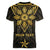 Personalised Philippines Independence Day Women V-Neck T-Shirt Filipinos Sun Star Tribal