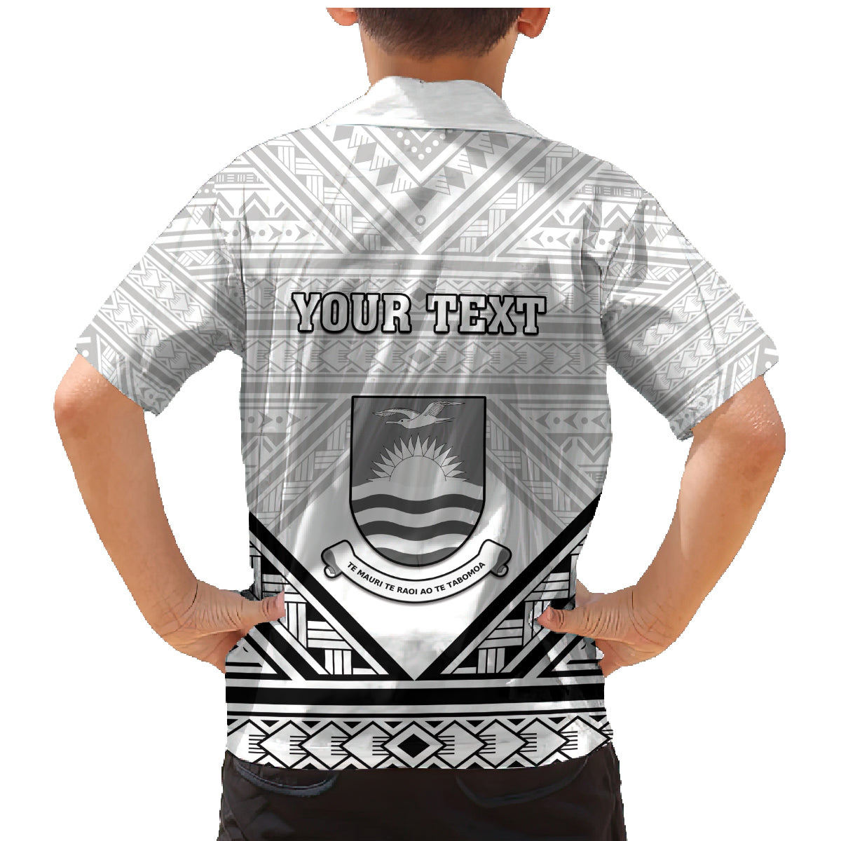 Personalised Kiribati Gospel Day Family Matching Mermaid Dress and Hawaiian Shirt Coat Of Arms Polynesian Pattern LT05 - Polynesian Pride