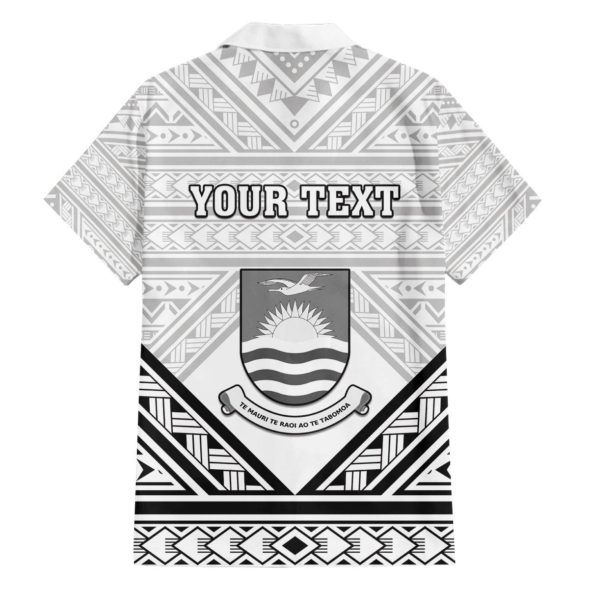 Personalised Kiribati Gospel Day Family Matching Off Shoulder Maxi Dress and Hawaiian Shirt Coat Of Arms Polynesian Pattern LT05 - Polynesian Pride
