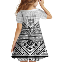 Personalised Kiribati Gospel Day Family Matching Off Shoulder Short Dress and Hawaiian Shirt Coat Of Arms Polynesian Pattern LT05 - Polynesian Pride