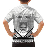 Personalised Kiribati Gospel Day Family Matching Summer Maxi Dress and Hawaiian Shirt Coat Of Arms Polynesian Pattern LT05 - Polynesian Pride