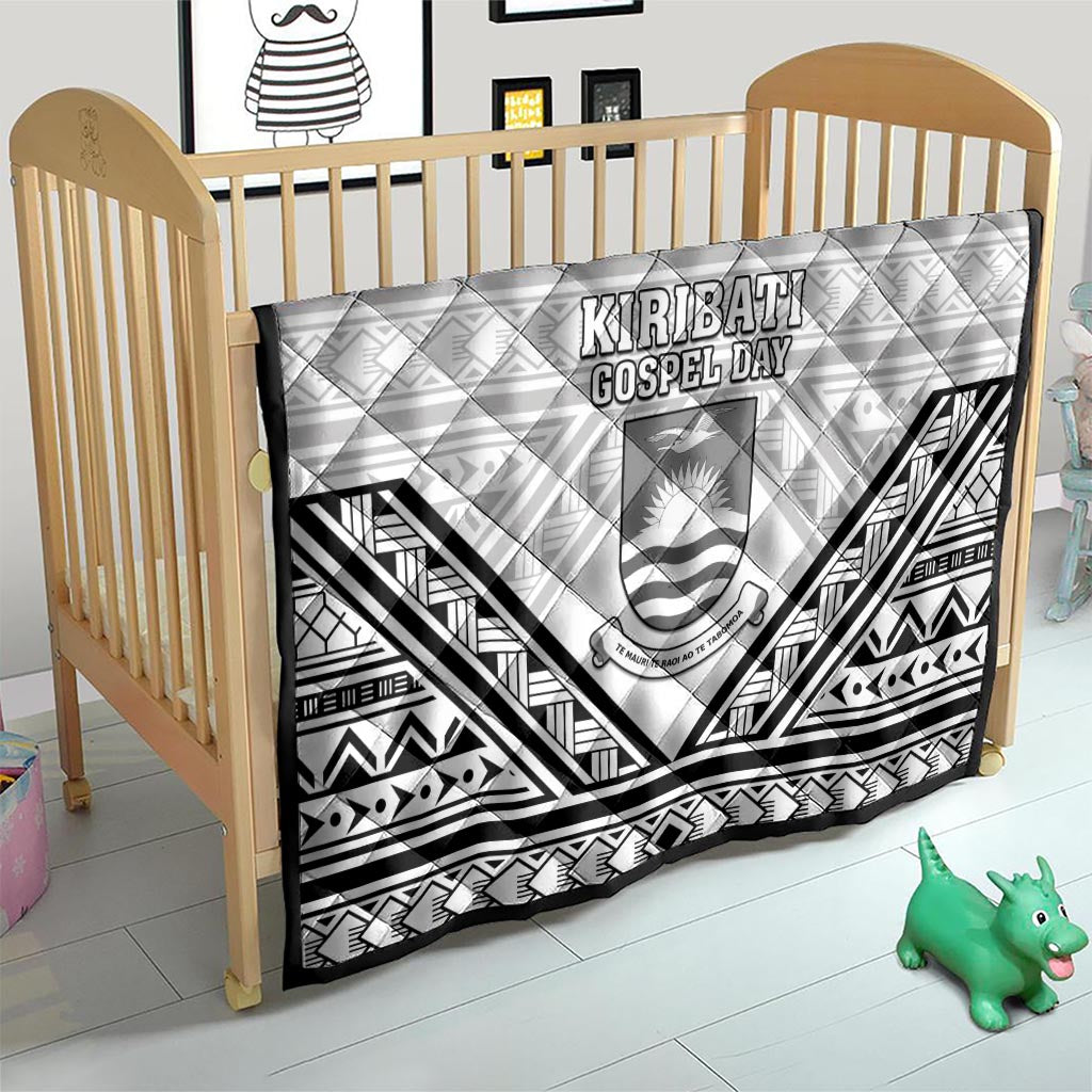 Kiribati Gospel Day Quilt Coat Of Arms Polynesian Pattern LT05 - Polynesian Pride