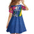 Solomon Islands Independence Day Family Matching Off Shoulder Maxi Dress and Hawaiian Shirt Coat Of Arms With Tropical Flowers