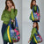 Solomon Islands Independence Day Grocery Bag Coat Of Arms With Tropical Flowers