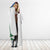 Solomon Islands Independence Day Hooded Blanket Coat Of Arms With Tropical Flowers