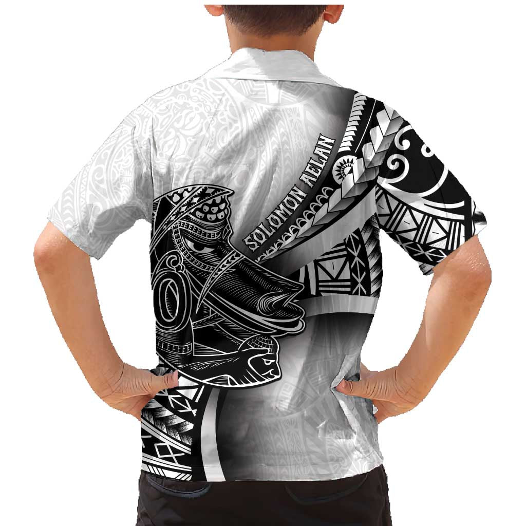 Solomon Islands Nguzunguzu Family Matching Mermaid Dress and Hawaiian Shirt Polynesian Tribal Pattern LT05 - Polynesian Pride