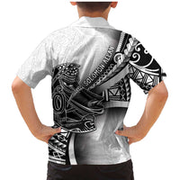 Solomon Islands Nguzunguzu Family Matching Mermaid Dress and Hawaiian Shirt Polynesian Tribal Pattern LT05 - Polynesian Pride