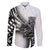 Solomon Islands Nguzunguzu Family Matching Off Shoulder Maxi Dress and Hawaiian Shirt Polynesian Tribal Pattern