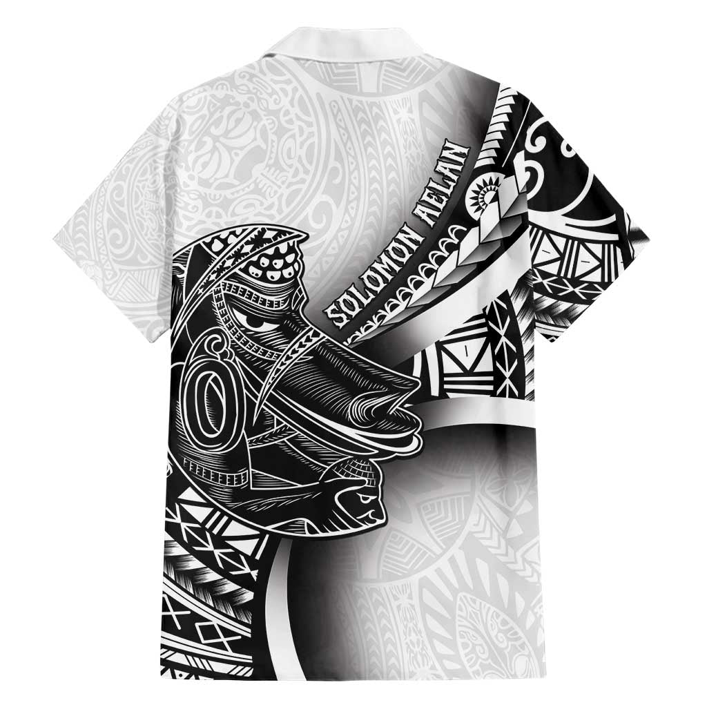 Solomon Islands Nguzunguzu Family Matching Short Sleeve Bodycon Dress and Hawaiian Shirt Polynesian Tribal Pattern LT05 - Polynesian Pride