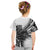 Solomon Islands Nguzunguzu Kid T Shirt Polynesian Tribal Pattern