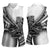 Solomon Islands Nguzunguzu Women Sleeveless Polo Shirt Polynesian Tribal Pattern