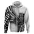 Solomon Islands Nguzunguzu Zip Hoodie Polynesian Tribal Pattern