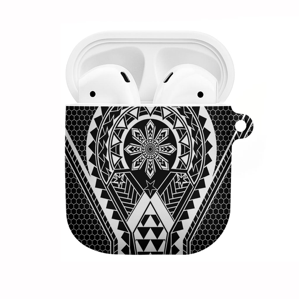 Philippines Batok Tribal Inspired Tattoo Black AirPods Case LT05 Black - Polynesian Pride